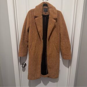 The Limited Tan Teddy Jacket Plush Sherpa Style